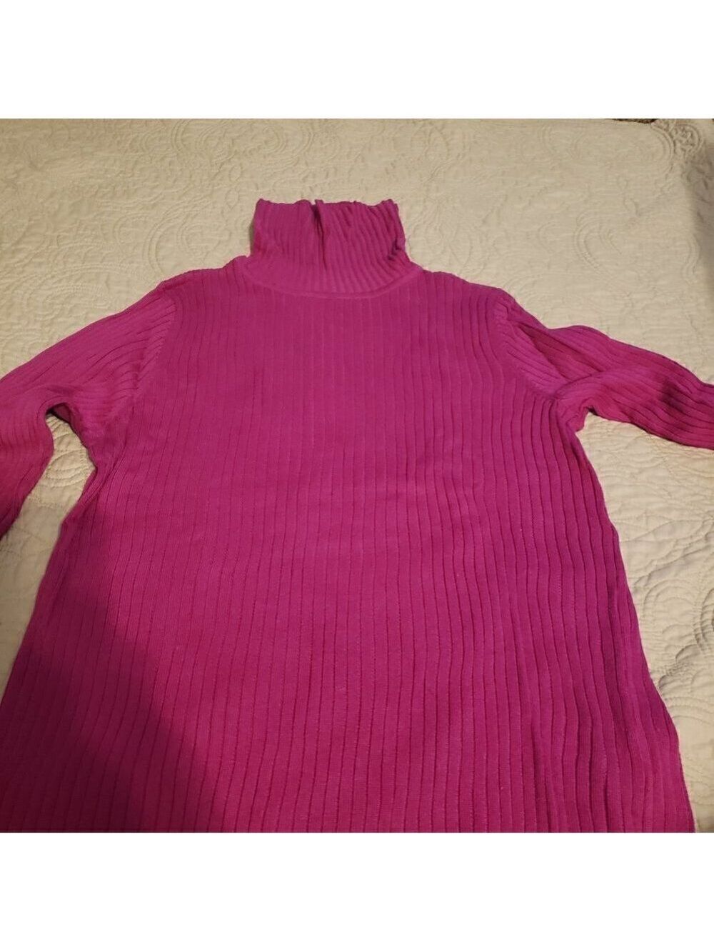 KIM Rogers Signature ribbed turtleneck sweater